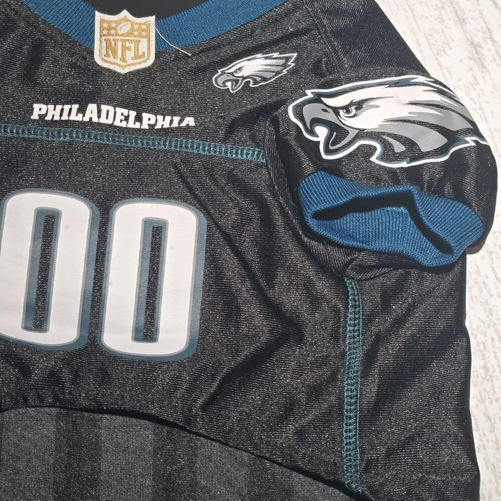 NWT Pets First NFL Philly Eagles Color Rush Dog Jersey, Size MEDIUM 14-18